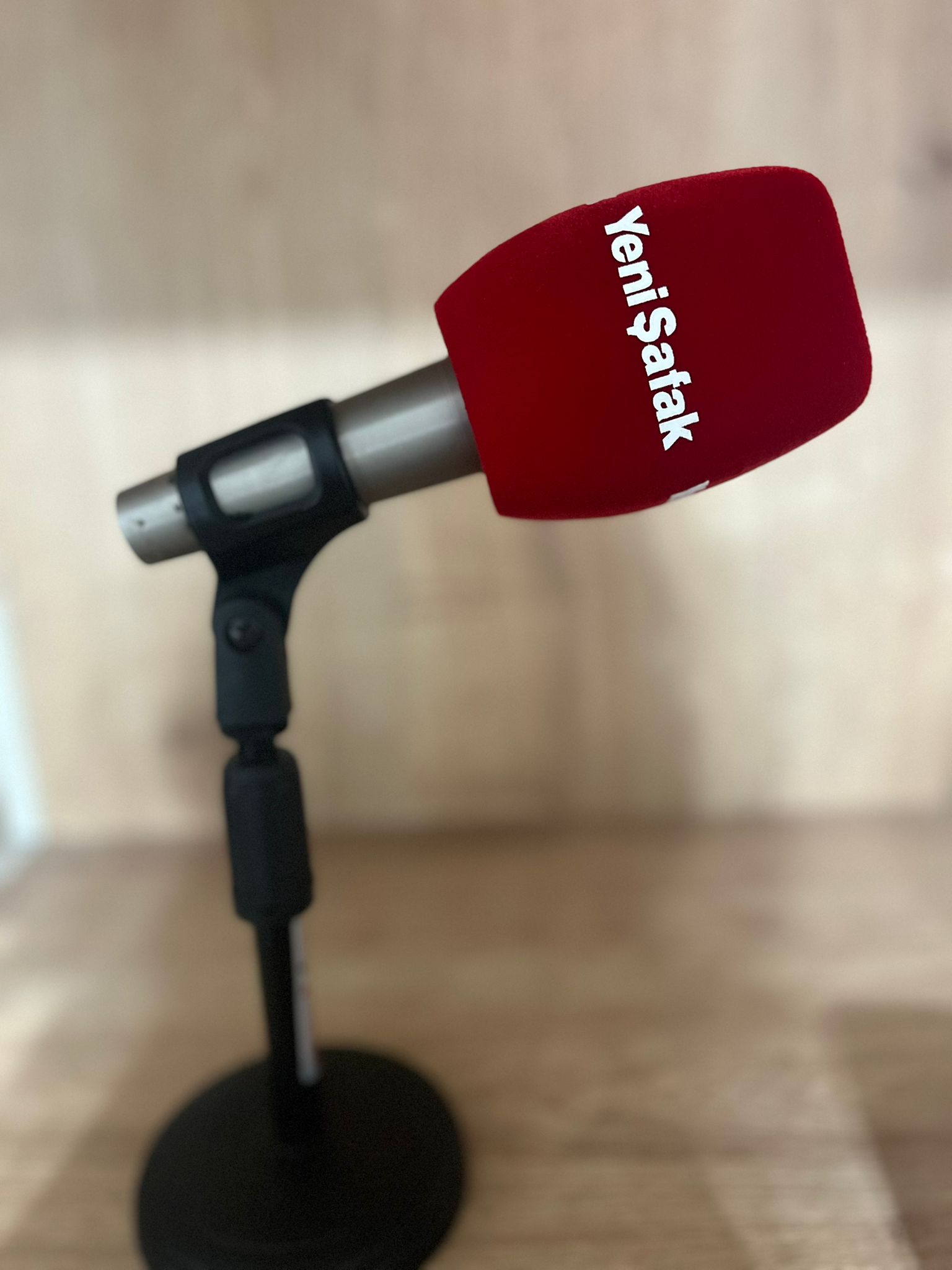 Kare Mikrofon Süngeri logo baskılı mikrofon süngeri görseli